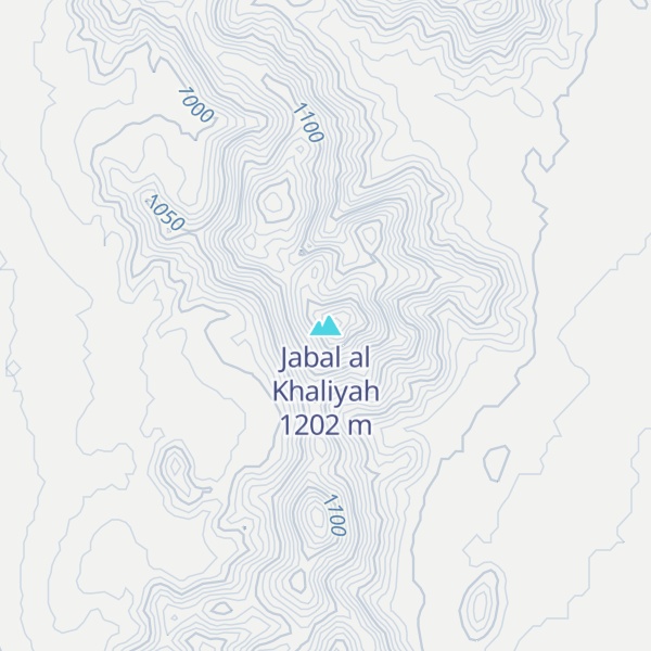 Map of Jabal al Khaliyah
