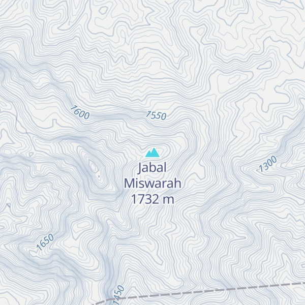 Map of Jabal Miswarah