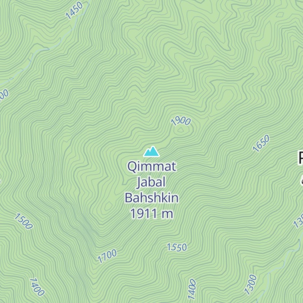 Map of Qimmat Jabal Bahshkin