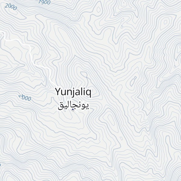 Map of Kūh-e Yūnjeh Laq