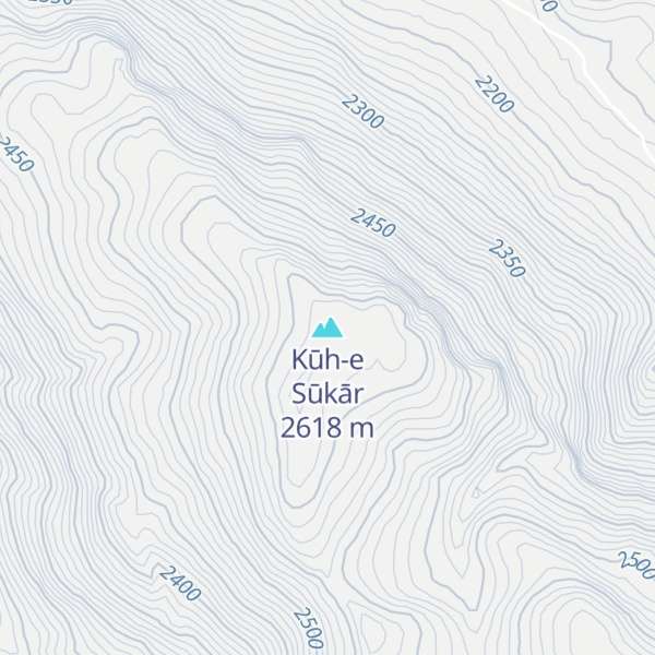 Map of Kūh-e Sūkār