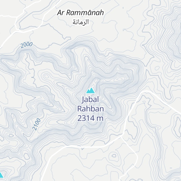 Map of Jabal Rahban