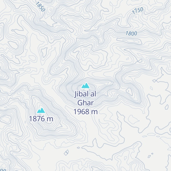 Map of Jibal al Ghar