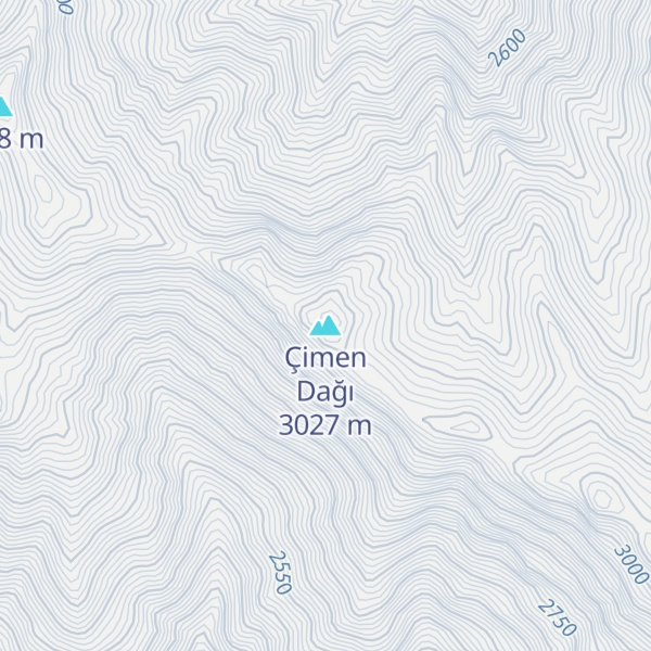 Map of Çimen Dağı