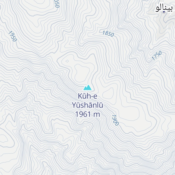 Map of Kūh-e Yūshānlū