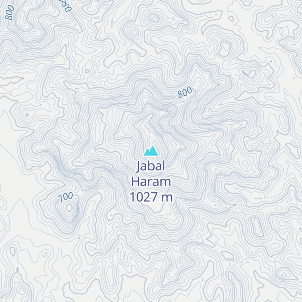 Map of Jabal Haram