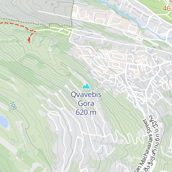 Map of Qvavebis Gora