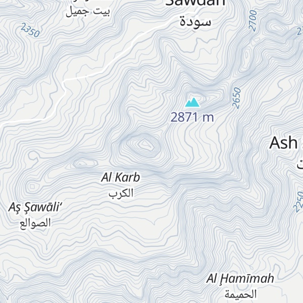 Map of Jabal Buklan