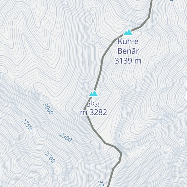 Map of بینار