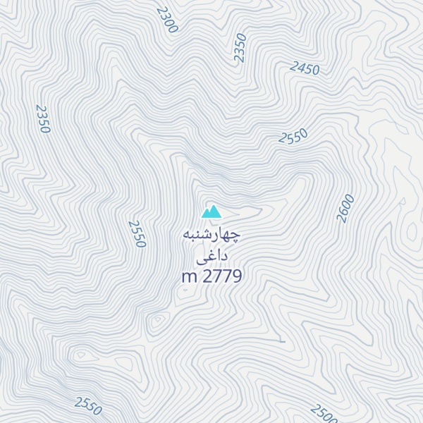 Map of چهارشنبه داغی