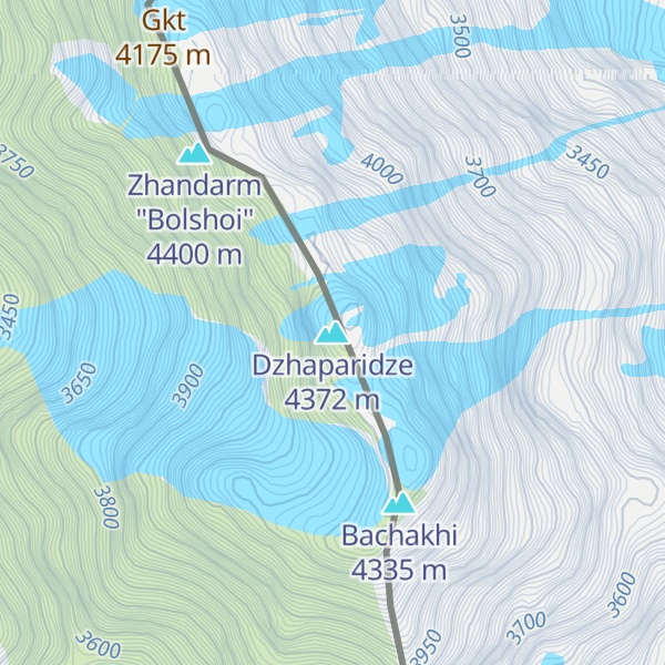 Map of Dzhaparidze