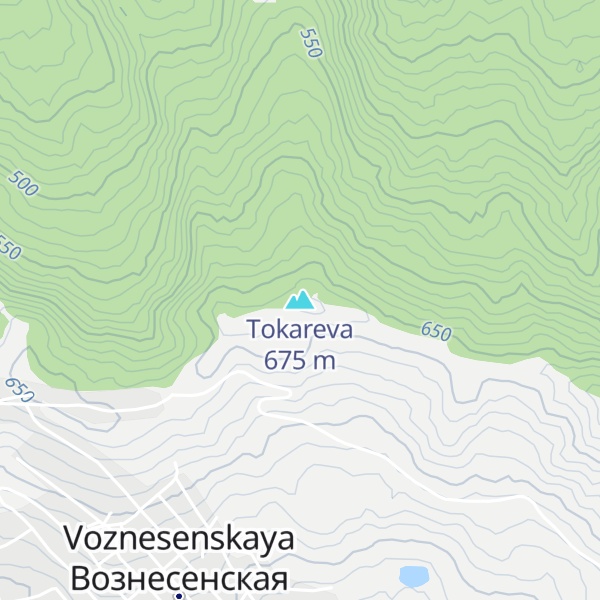 Map of Tokareva