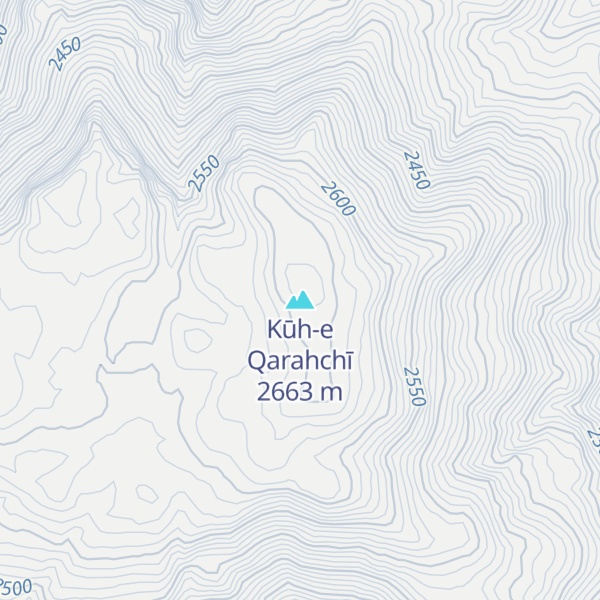Map of Kūh-e Qarahchī