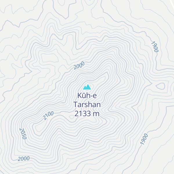 Map of Kūh-e Tarshan