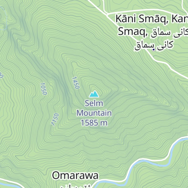 Map of Selm Mountain