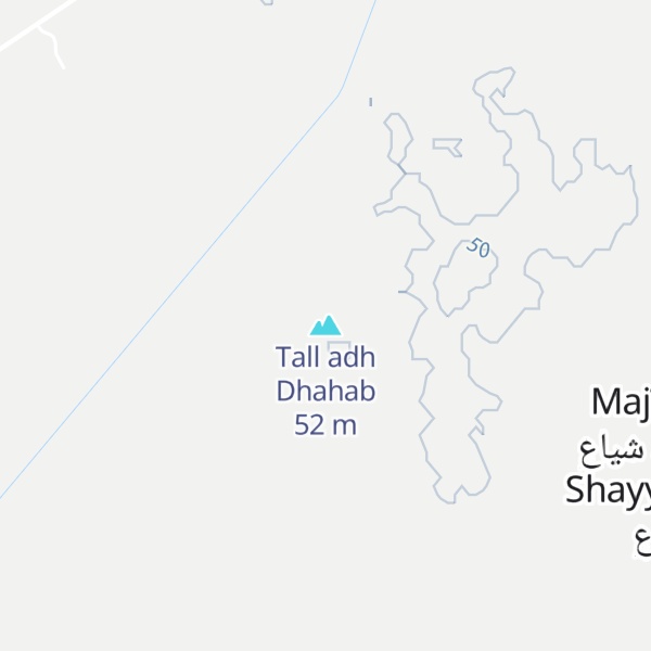Map of Tall adh Dhahab