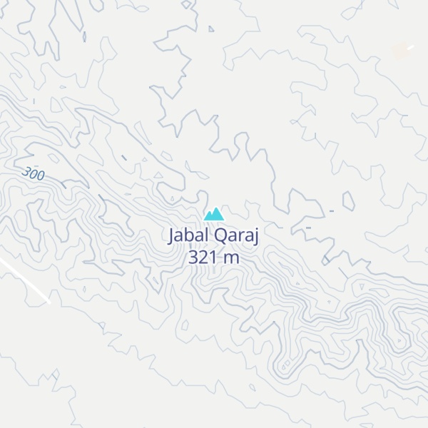 Map of Jabal Qaraj