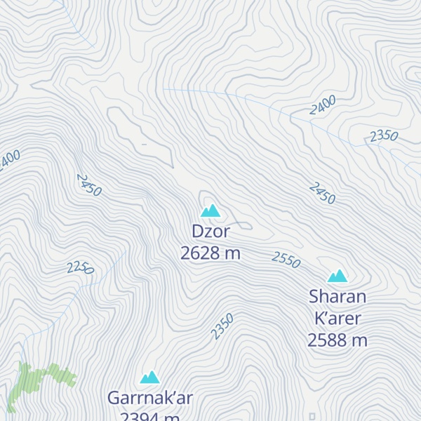 Map of Dzor