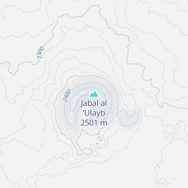 Map of Jabal al ‘Ulayb