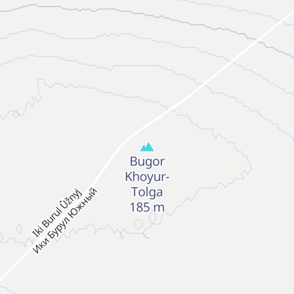 Map of Bugor Khoyur-Tolga