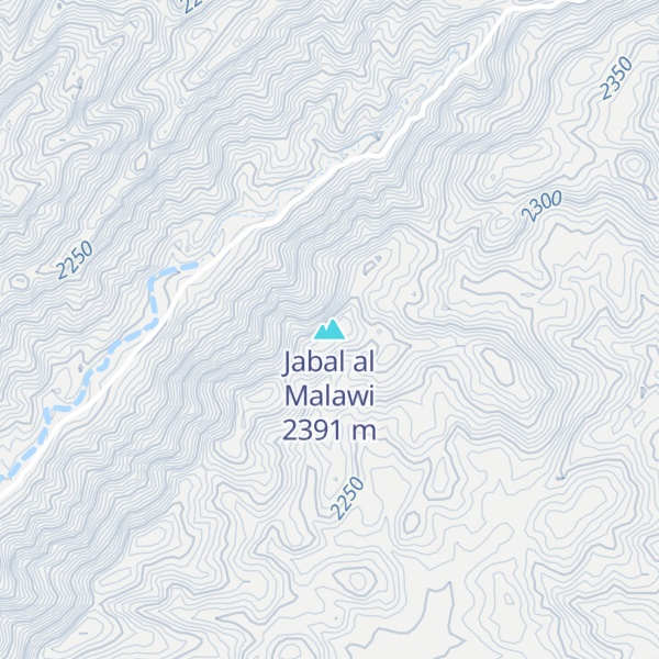 Map of Jabal al Malawi