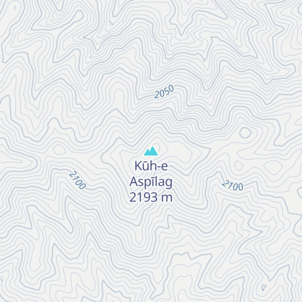 Map of Kūh-e Aspīlag