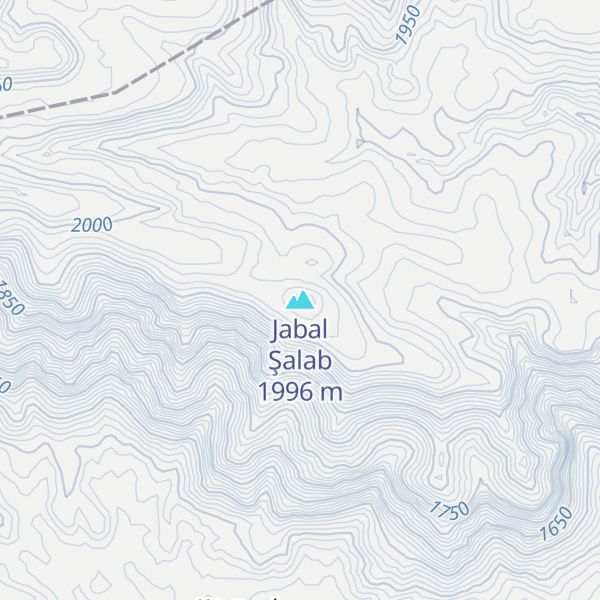 Map of Jabal Şalab