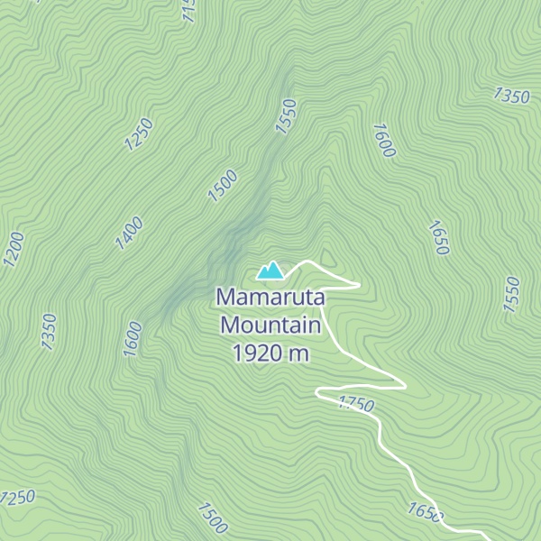 Map of Mamaruta Mountain