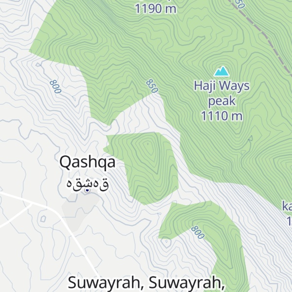 Map of Gird Hanjir