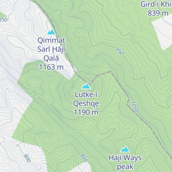Map of Lutke-î Qeshqe