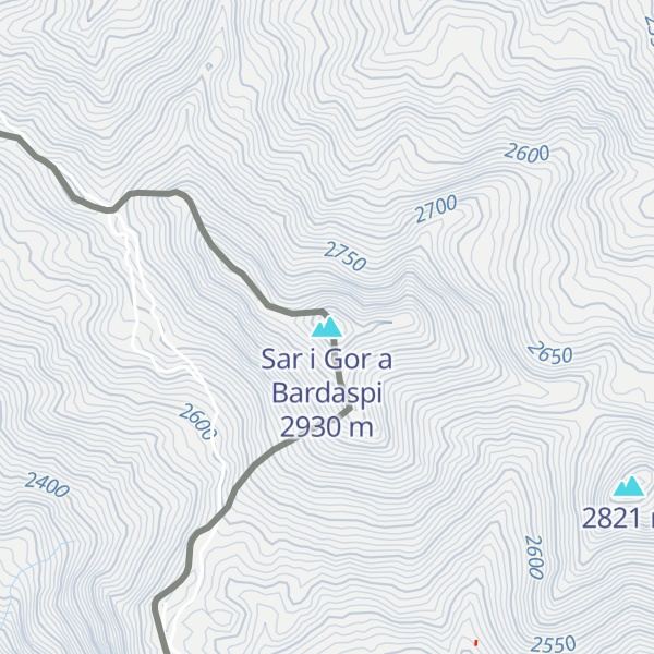 Map of Sar i Gor a Bardaspi