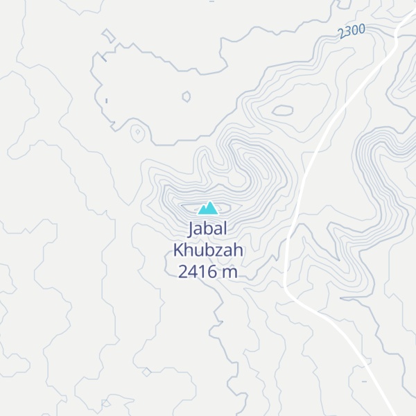 Map of Jabal Khubzah