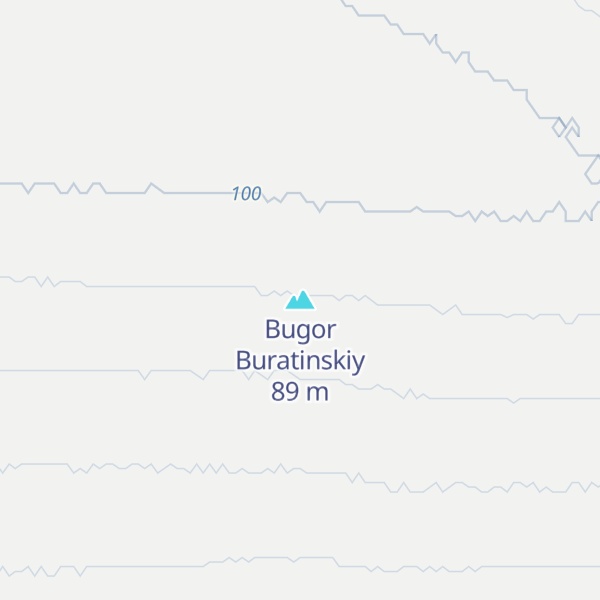 Map of Bugor Buratinskiy