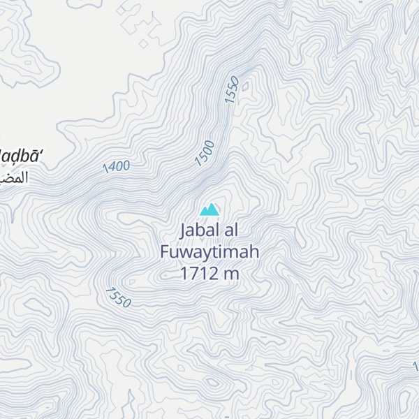 Map of Jabal al Fuwaytimah