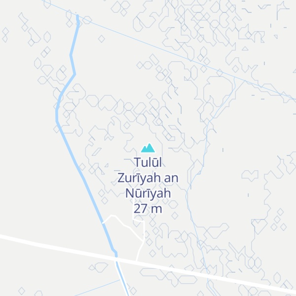 Map of Tulūl Zurīyah an Nūrīyah