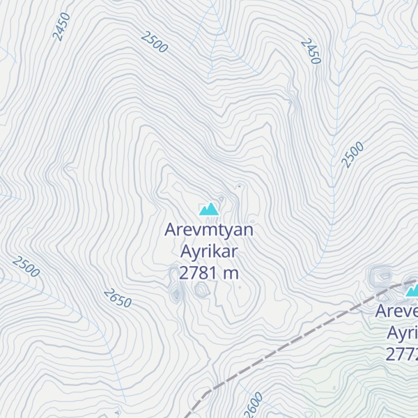 Map of Arevmtyan Ayrikar