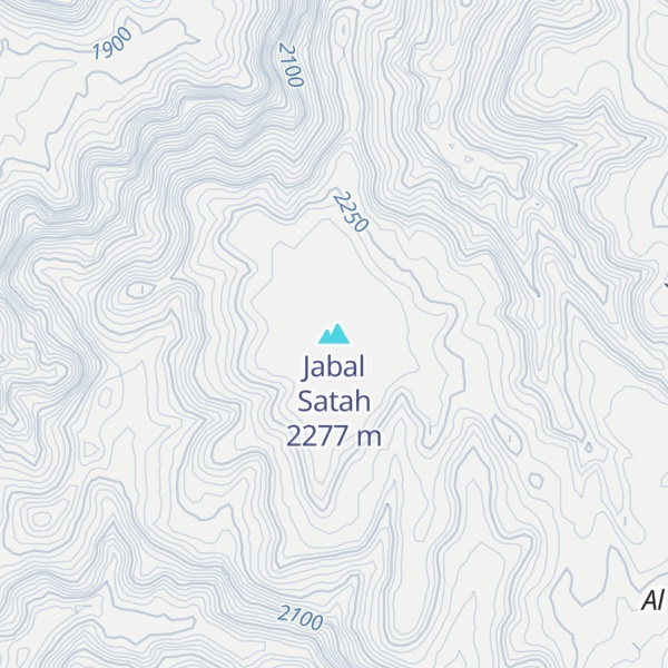 Map of Jabal Satah