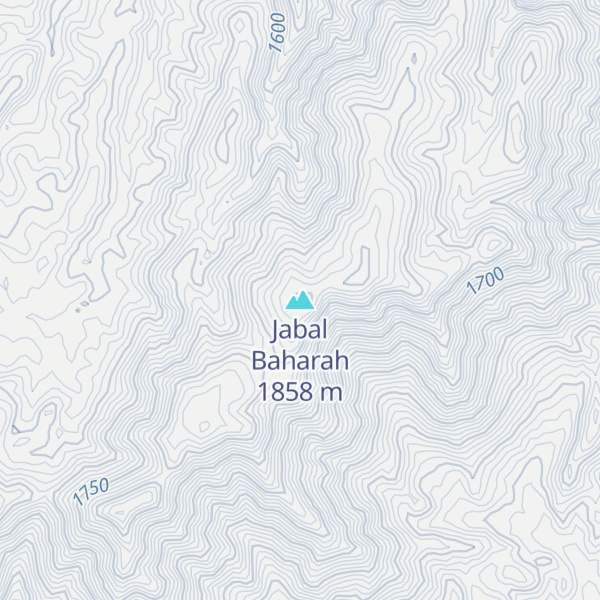 Map of Jabal Baharah