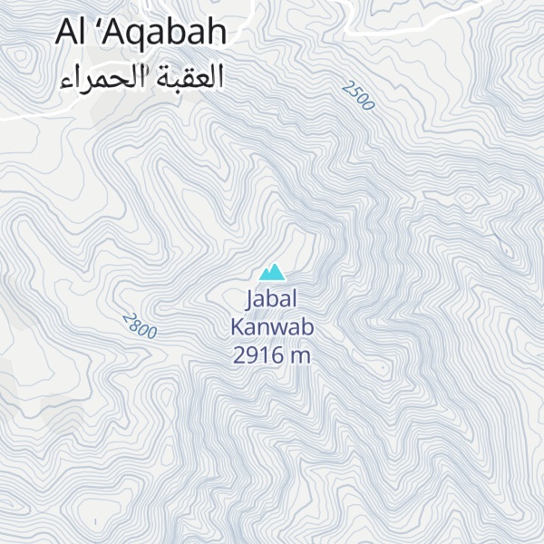 Map of Jabal Kanwab