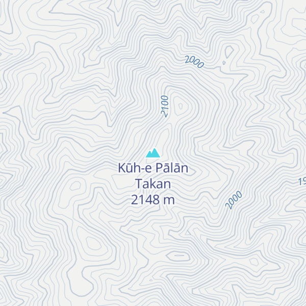 Map of Kūh-e Pālān Takan