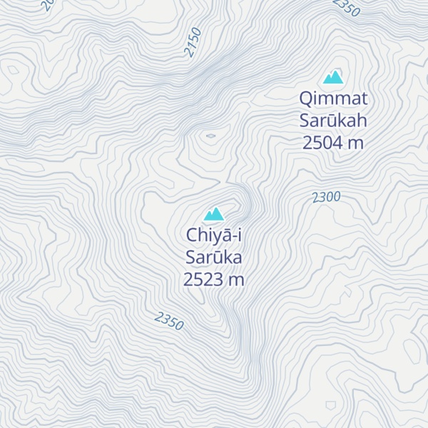 Map of Chiyā-i Sarūka