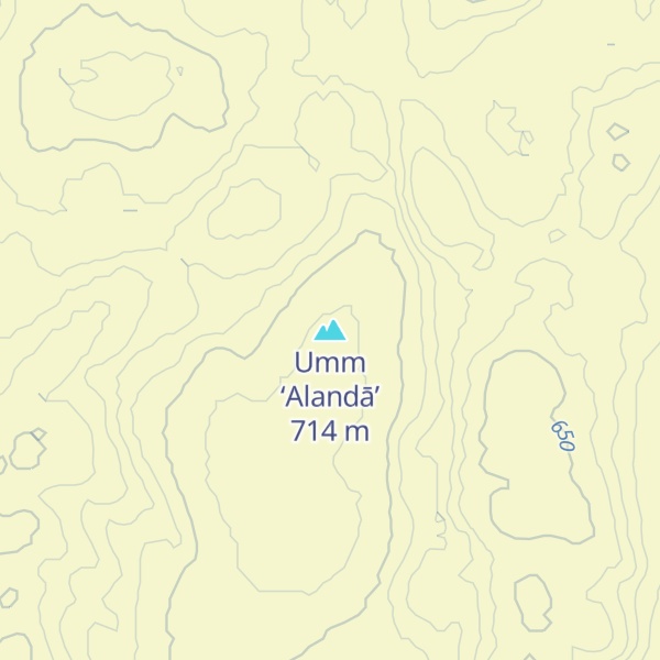Map of Umm ‘Alandā’