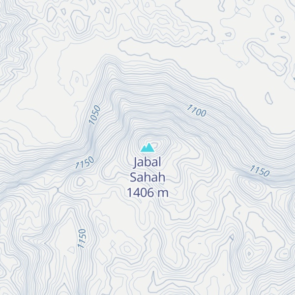 Map of Jabal Sahah