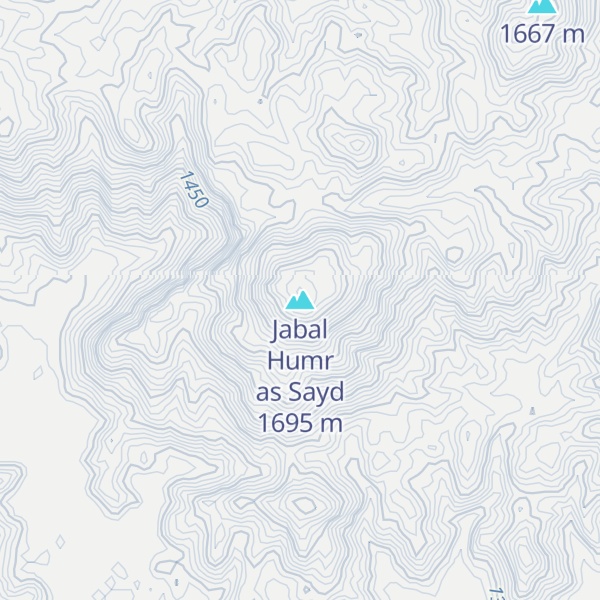 Map of Jabal Humr as Sayd