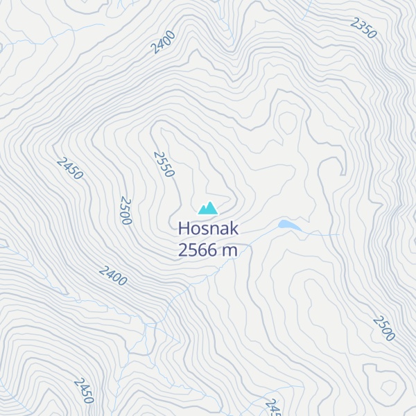 Map of Hosnak