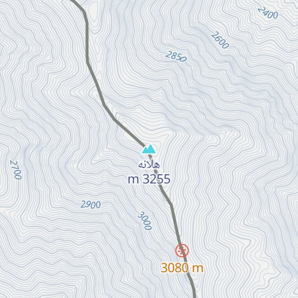 Map of هلانه
