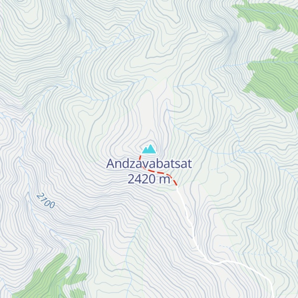 Map of Andzavabatsat