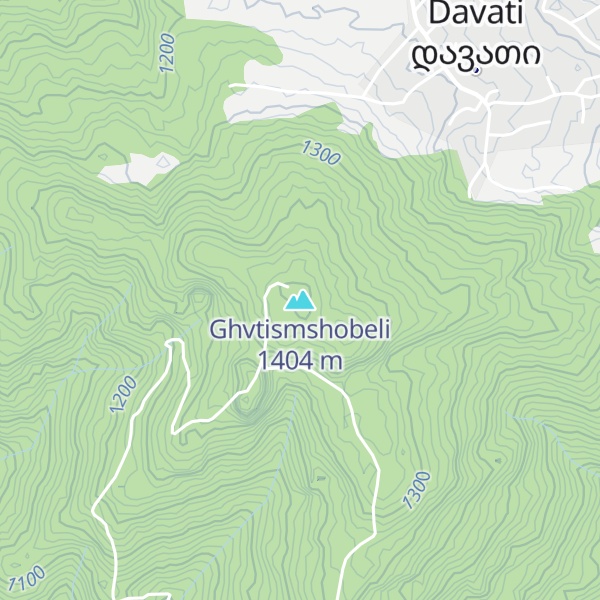 Map of Ghvtismshobeli