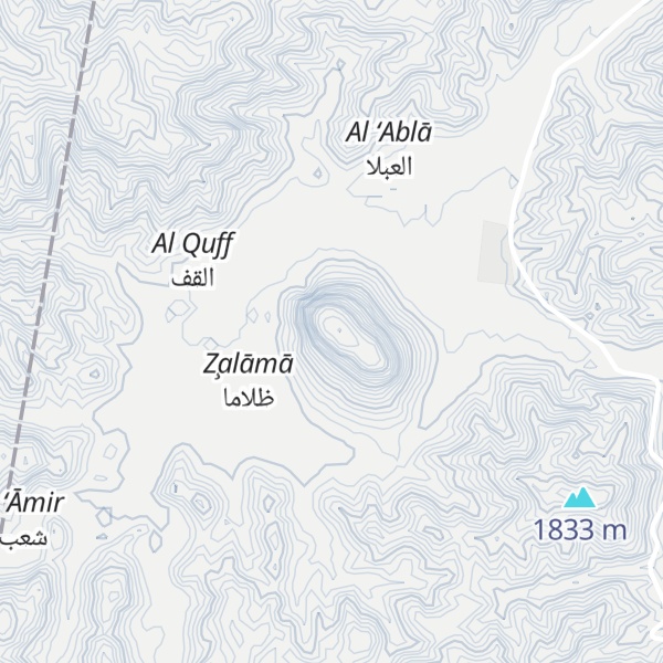 Map of Jabal ar Rabikah