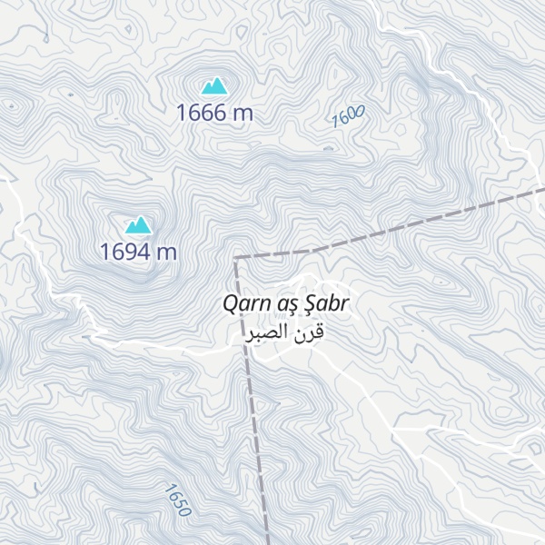 Map of Qarn aş Şabr